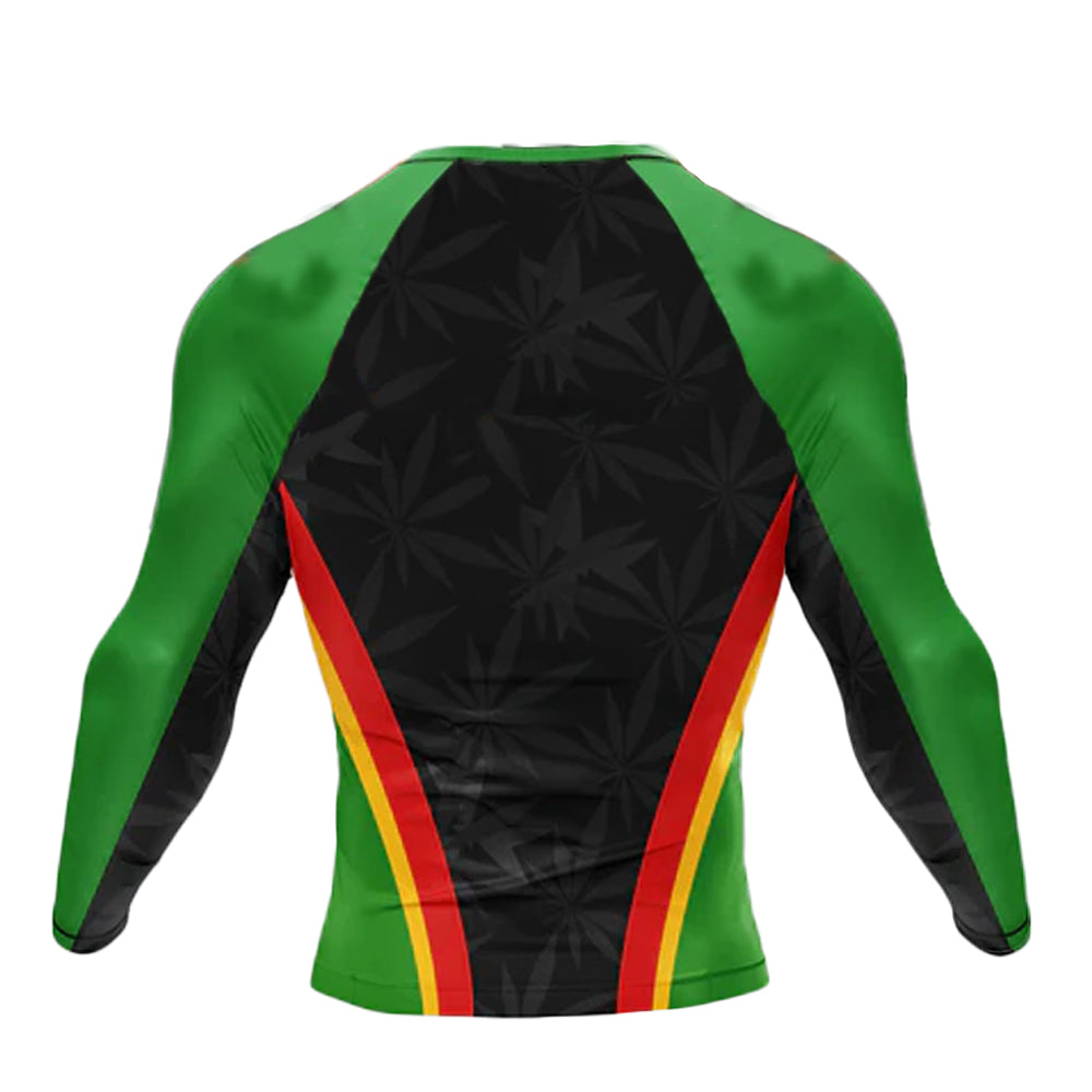 Reggae premium Long Sleeve BJJ Rash Guard