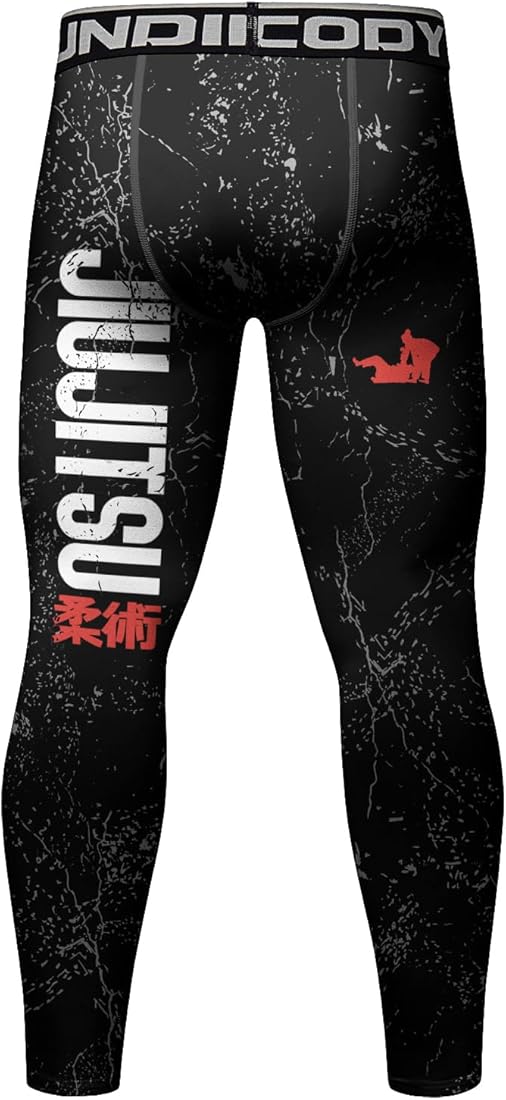 Jiu Jitsu Premium BJJ No Gi Set. Includes Rash Guard, Shorts & Spats