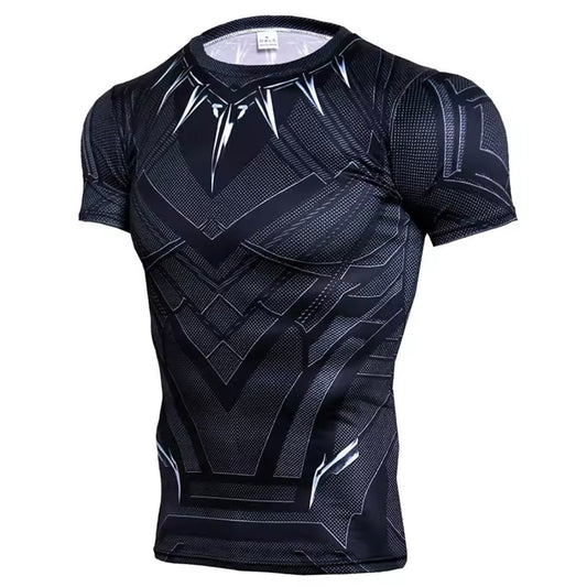 Black Panther Premium Short Sleeve Rash Guard