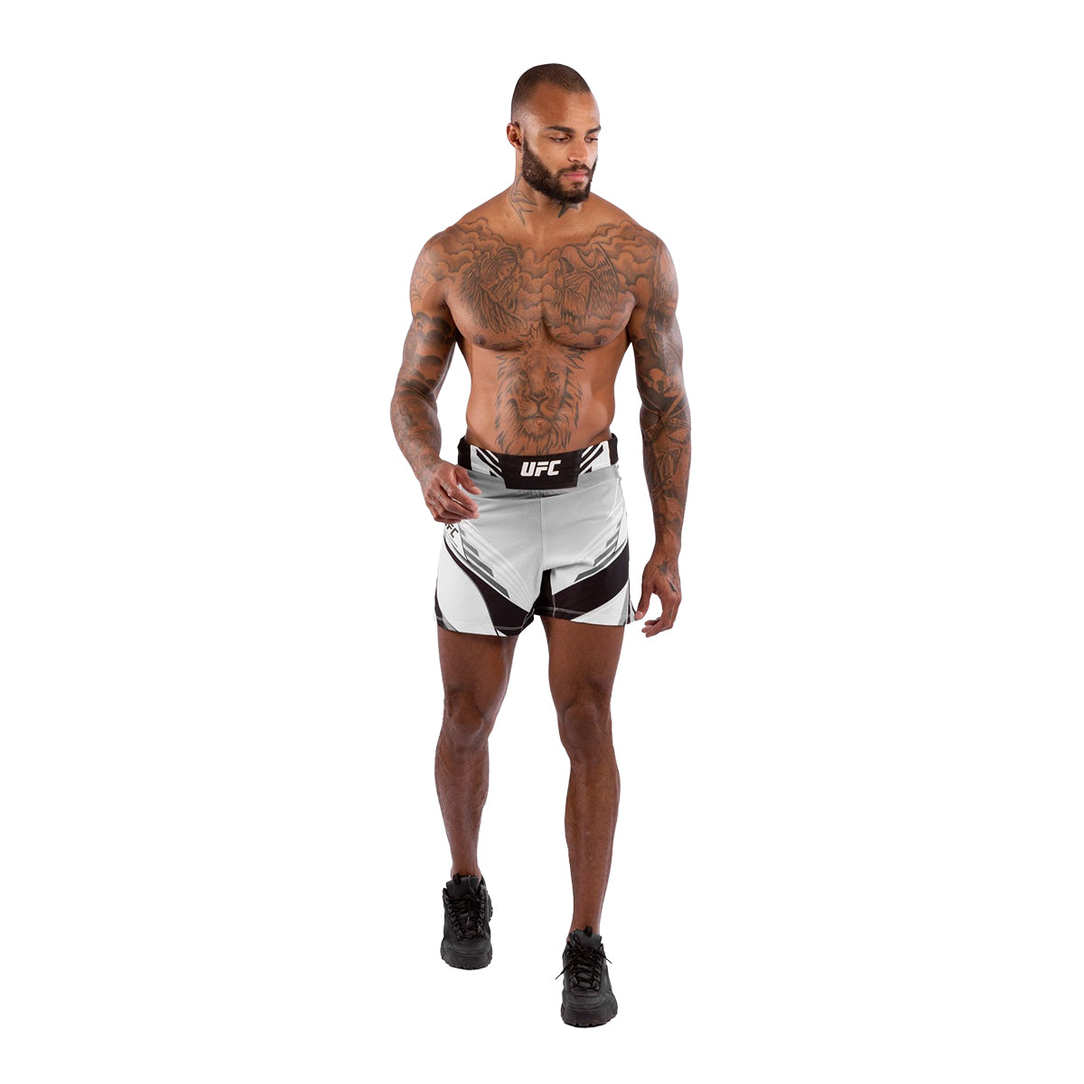 Venum x UFC Authentic Short Fit Mens Fight Shorts - White