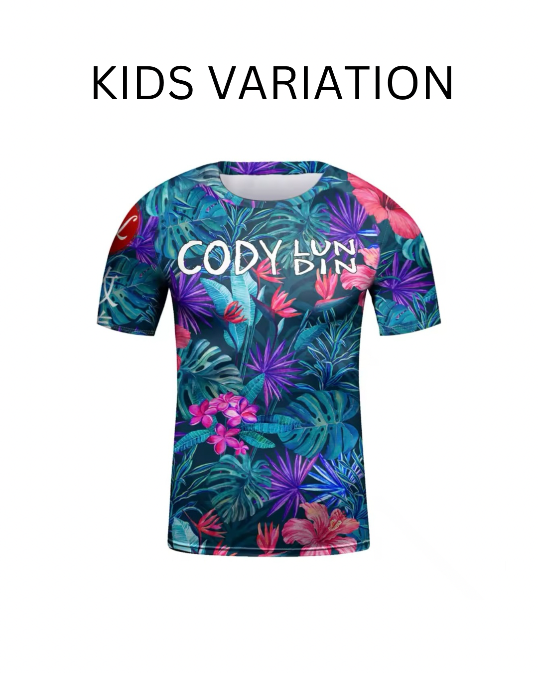 Flower Premium BJJ No Gi / MMA Set. Rash Guard, Shorts & Spats - MADE TO ORDER 2 WEEK DISPATCH