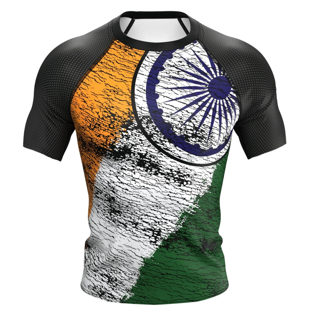 India (Bhārat) Premium Rash Guard - LONG OR SHORT SLEEVE - MADE TO ORDER 2 WEEK DISPATCH