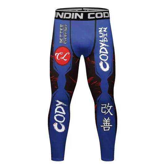 Noughts & Crosses Premium Compression Spats For BJJ, MMA, Wrestling, CrossFit, Yoga, Running, Cycling, and More - MADE TO ORDER 2 WEEK DISPATCH
