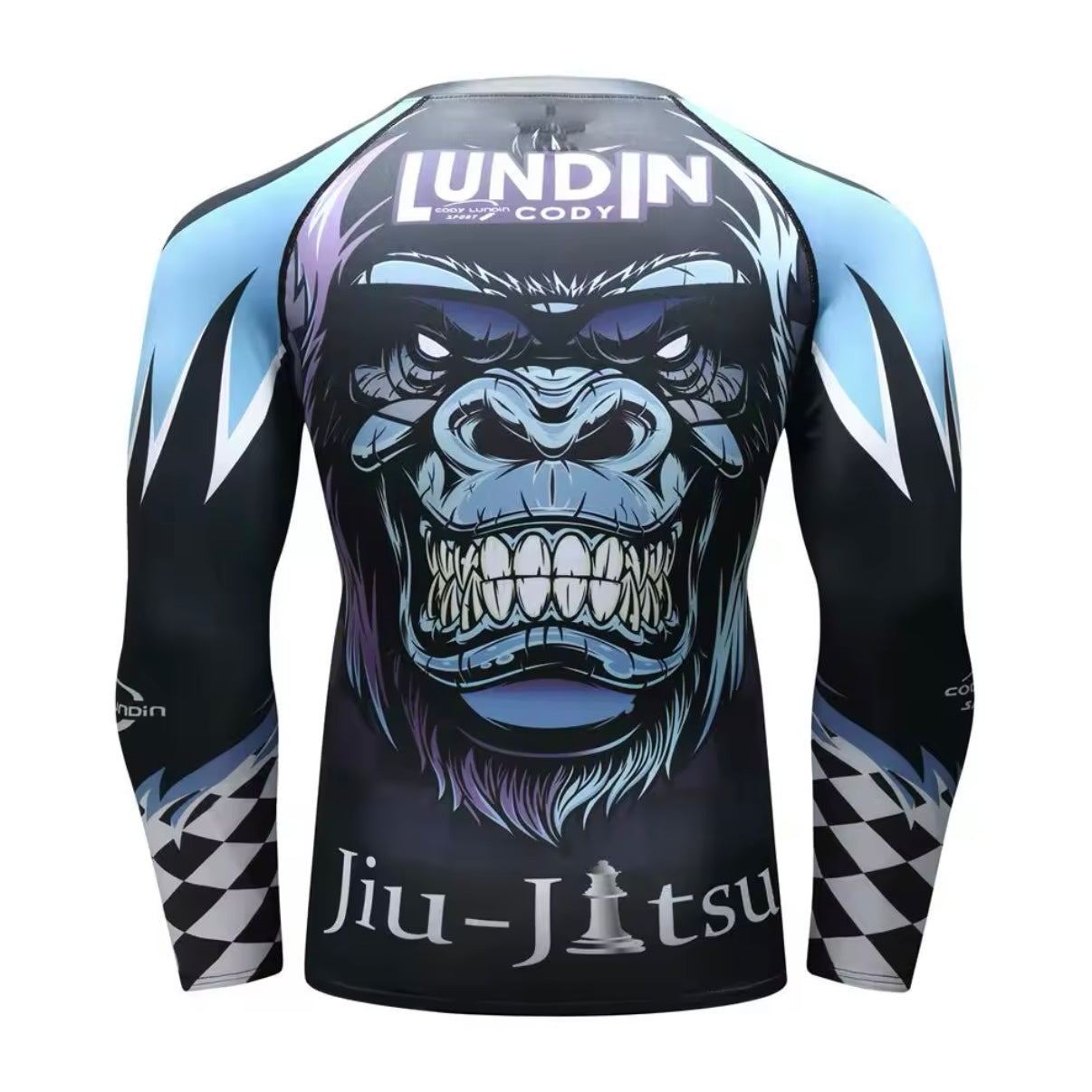 Gorilla Chess Premium BJJ No Gi / MMA Set. Rash Guard, Shorts & Spats - MADE TO ORDER 2 WEEK DISPATCH