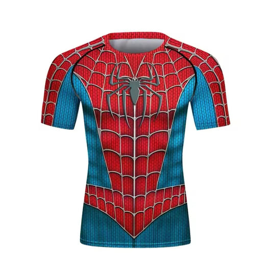 Kids Spider-Man Premium Short Sleeve BJJ Rash Guard