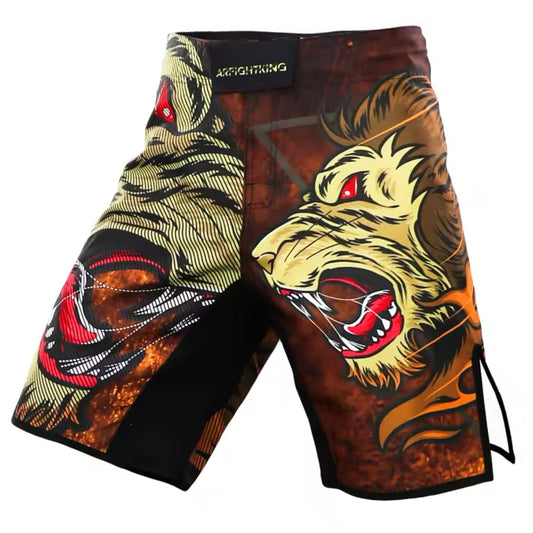 Brown Lion Premium MMA Grappling Shorts - MADE TO ORDER 2 WEEK DISPATCH
