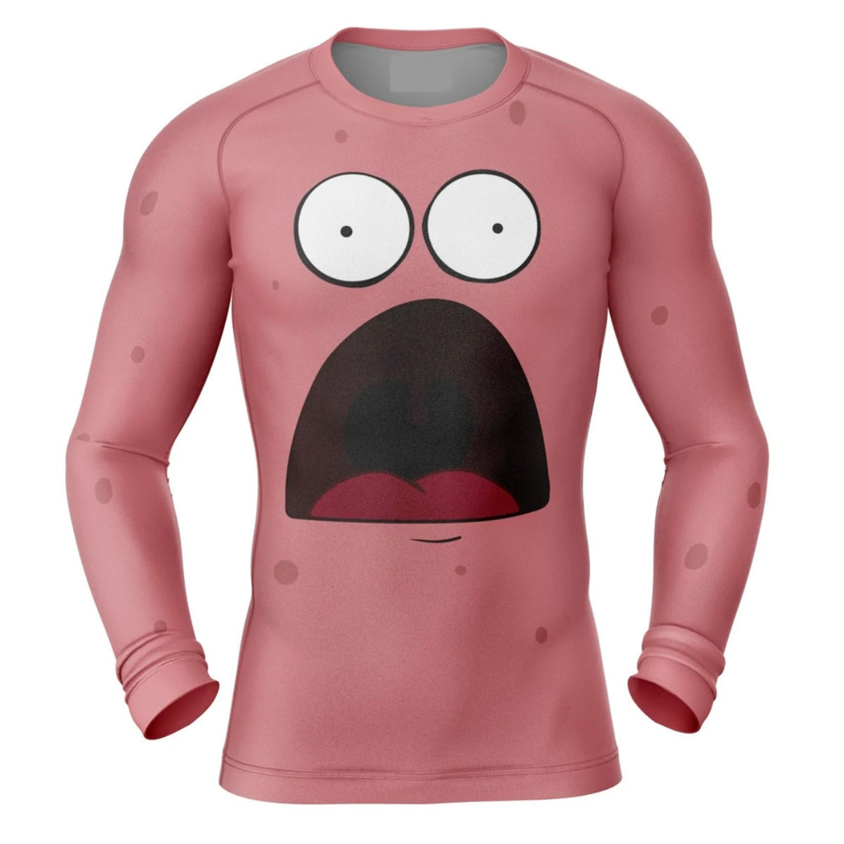 Spongebob Patrick Star Premium Rash Guard - LONG OR SHORT SLEEVE - MADE TO ORDER 2 WEEK DISPATCH