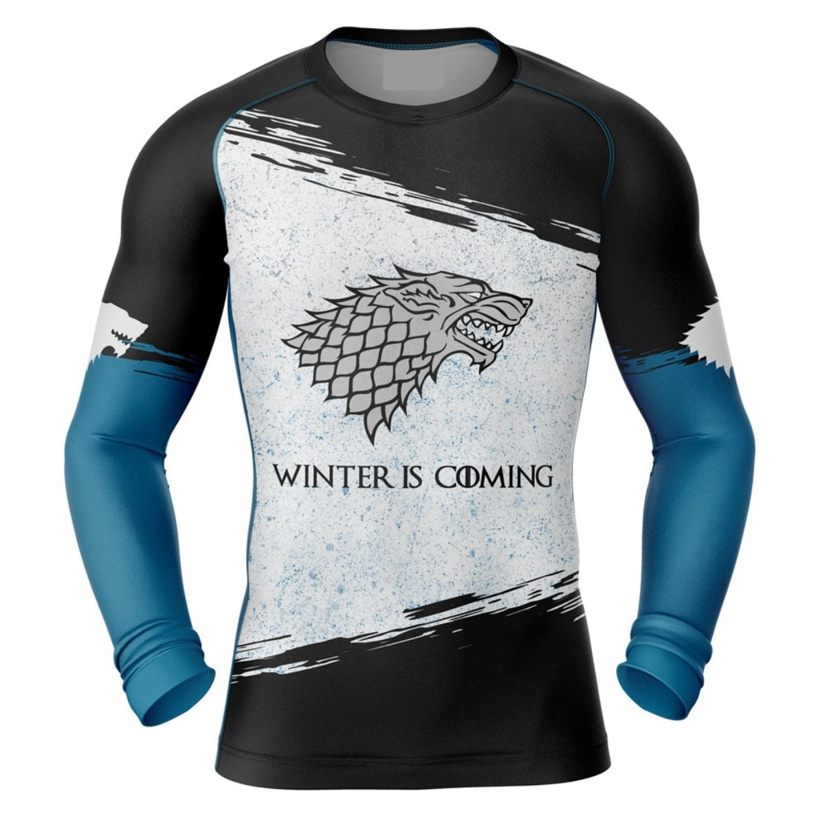 Game of Thrones Stark Premium Rash Guard - LONG OR SHORT SLEEVE - MADE TO ORDER 2 WEEK DISPATCH