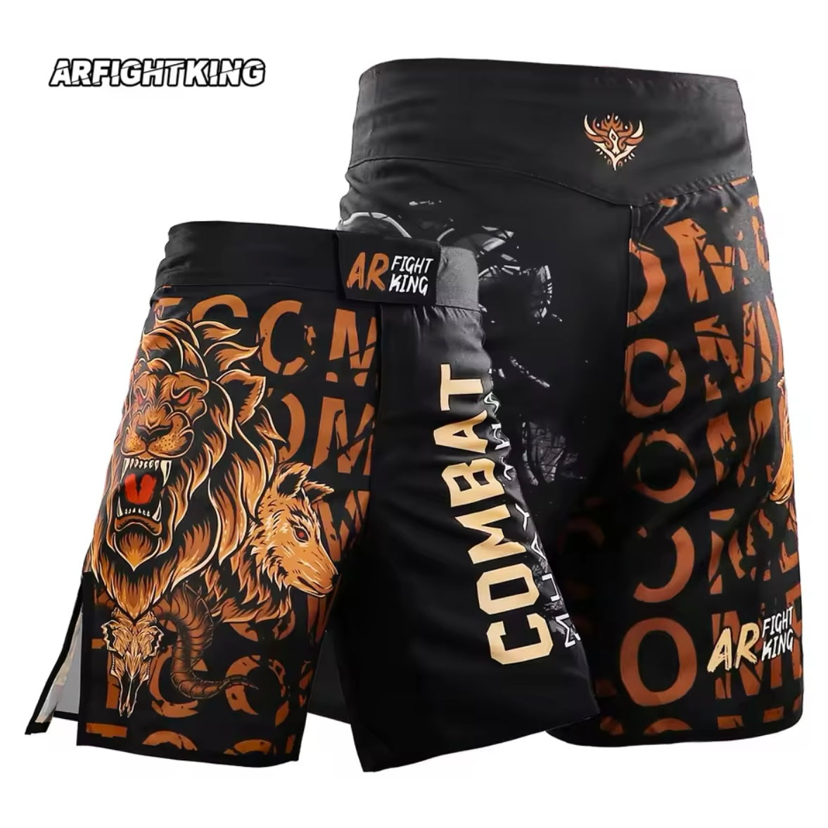 Lion & Wolf Premium MMA Grappling Shorts - MADE TO ORDER 2 WEEK DISPATCH