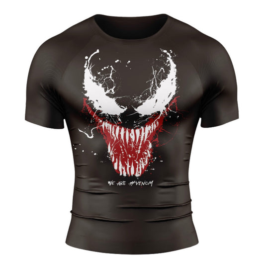 Venom Premium Short Sleeve Rash Guard - MADE TO ORDER 2 WEEK DISPATCH