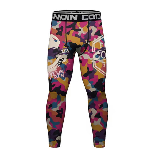 Pink Splash Premium BJJ No Gi / MMA Compression Spats - MADE TO ORDER 2 WEEK DISPATCH