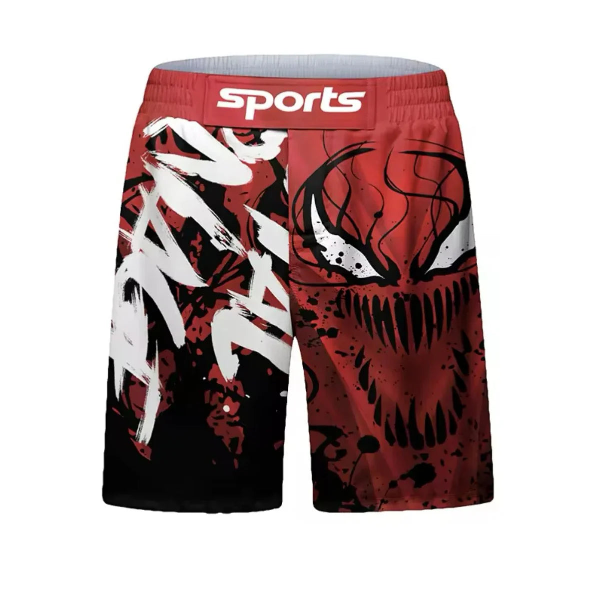 Red Carnage Premium BJJ No Gi / MMA Grappling Shorts - MADE TO ORDER 2 WEEK DISPATCH