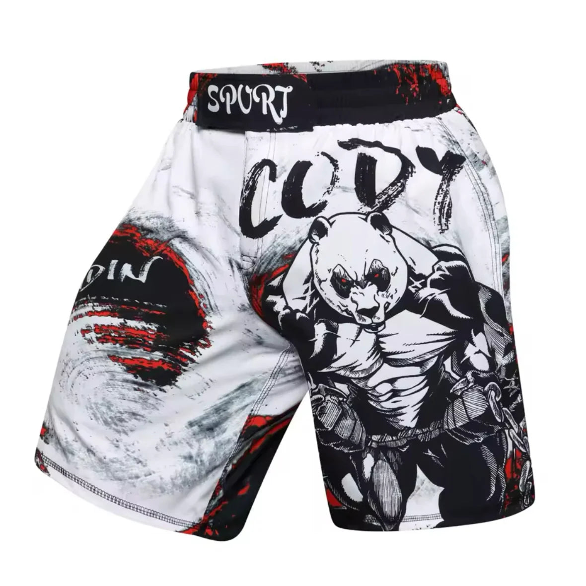 Panda Premium BJJ No Gi / MMA Grappling Shorts - MADE TO ORDER 2 WEEK DISPATCH
