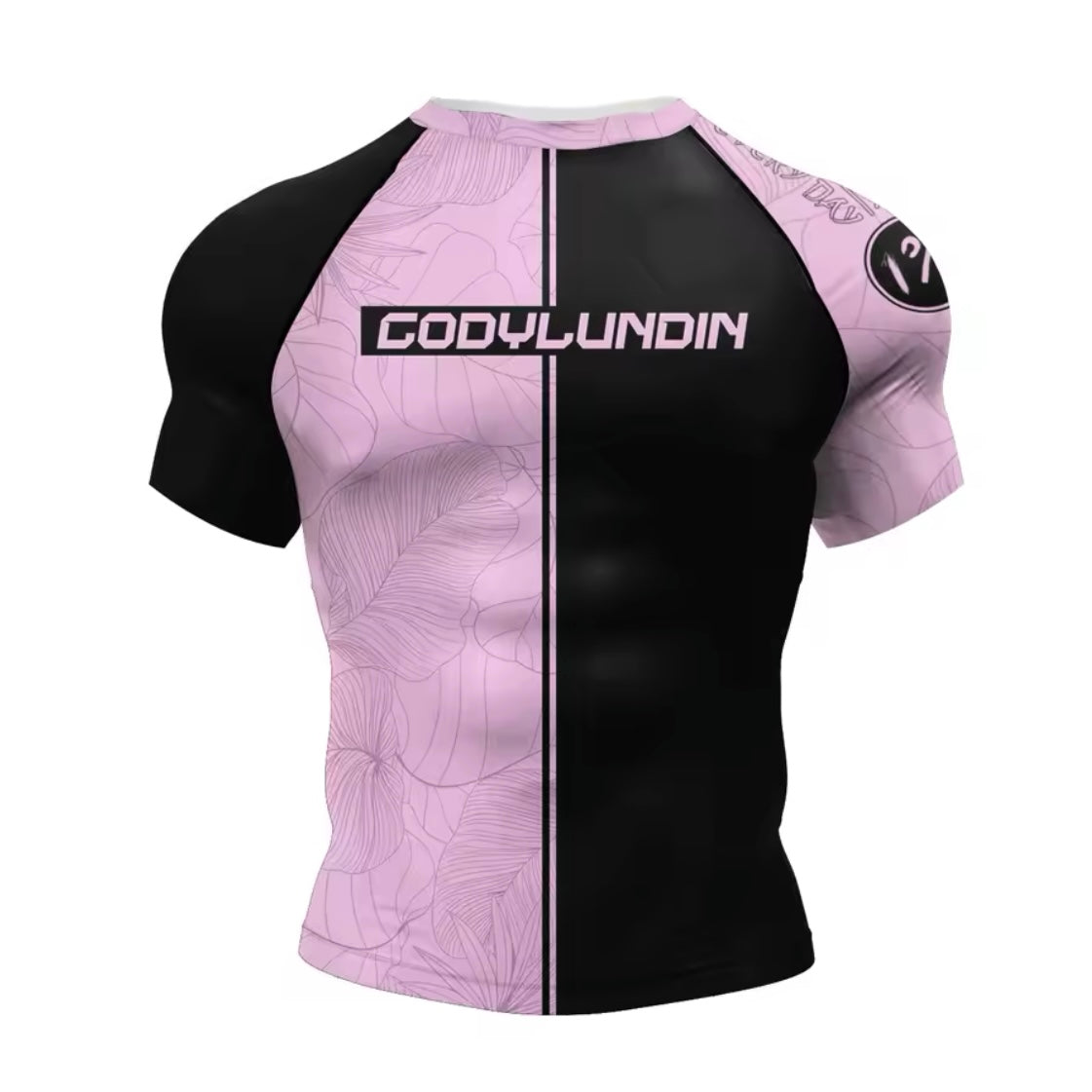 Black & Pink Premium BJJ No Gi / MMA Set. Rash Guard, Shorts & Spats - MADE TO ORDER 2 WEEK DISPATCH