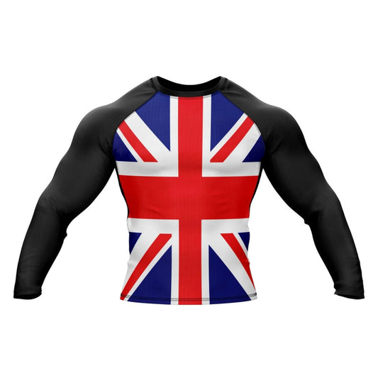 The Union Jack Premium Rash Guard - LONG OR SHORT SLEEVE - MADE TO ORDER 2 WEEK DISPATCH