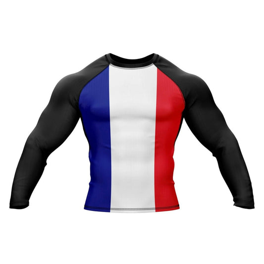 France Premium Rash Guard - LONG OR SHORT SLEEVE - MADE TO ORDER 2 WEEK DISPATCH