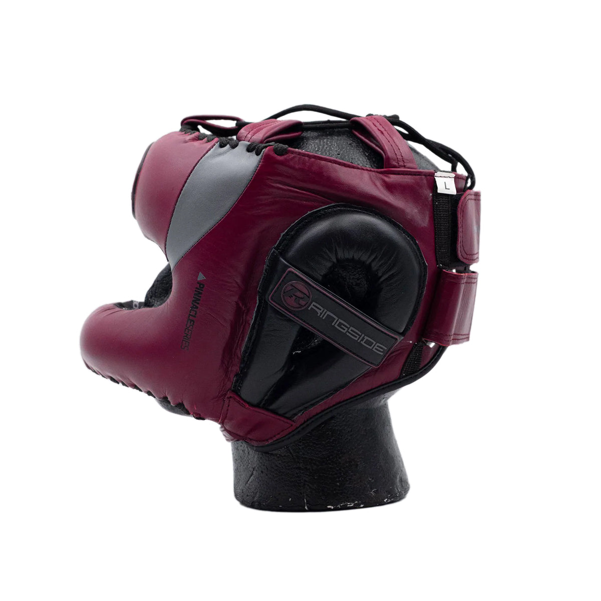 Ringside Pinnacle Series Leather Boxing Bar Head Guard - Maroon