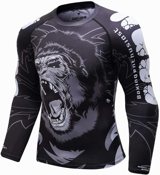 Gorilla Premium Long Sleeve BJJ Rash Guard