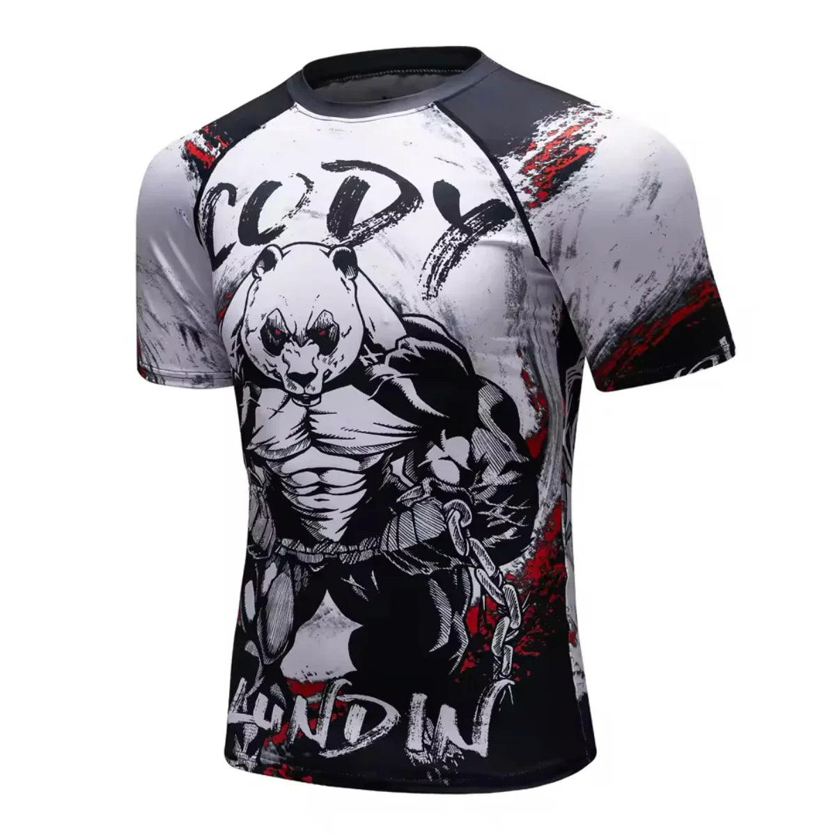 Panda Premium BJJ / MMA Rash Guard - LONG & SHORT SLEEVE VARIATIONS - MADE TO ORDER 2 WEEK DISPATCH