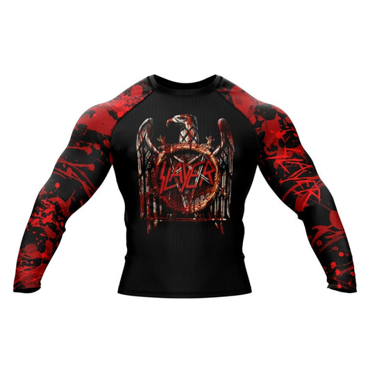 Slayer Premium Rash Guard - LONG OR SHORT SLEEVE - MADE TO ORDER 2 WEEK DISPATCH