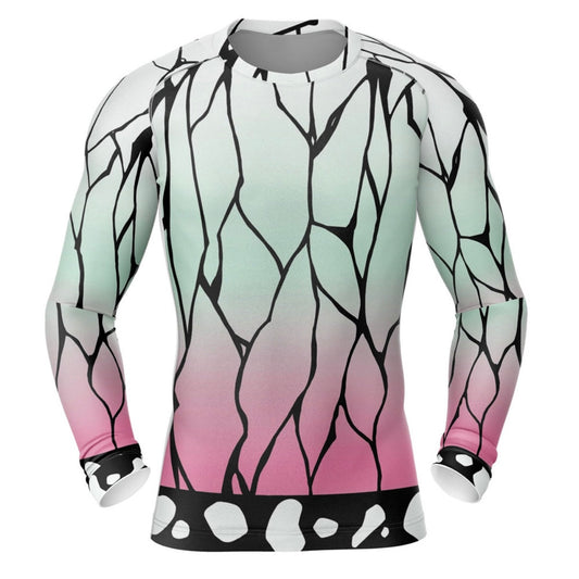 Demon Slayer Shinobu Premium Rash Guard - LONG OR SHORT SLEEVE - MADE TO ORDER 2 WEEK DISPATCH
