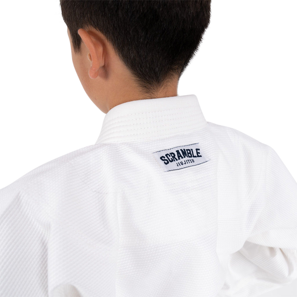 Scramble Kids Standard Issue Jiu Jitsu Gi - White