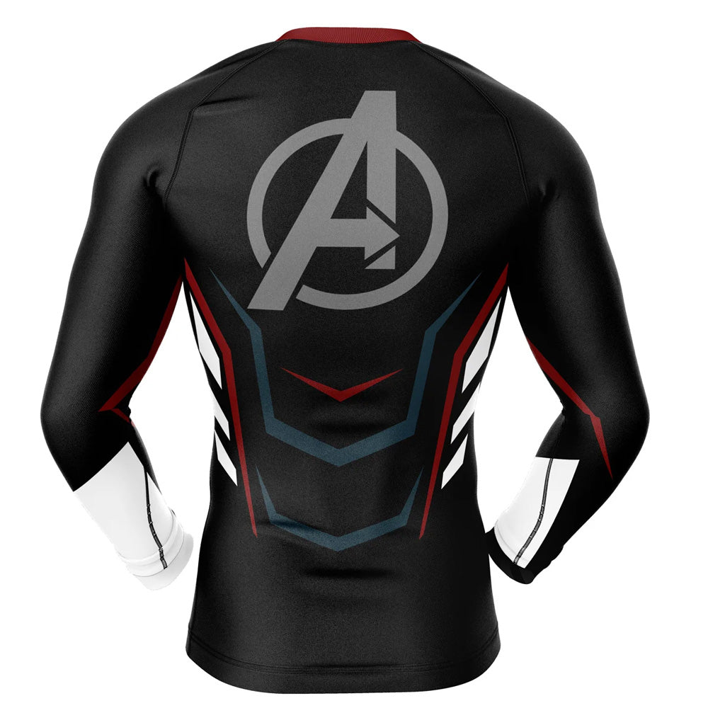 Avengers premium Long Sleeve BJJ Rash Guard