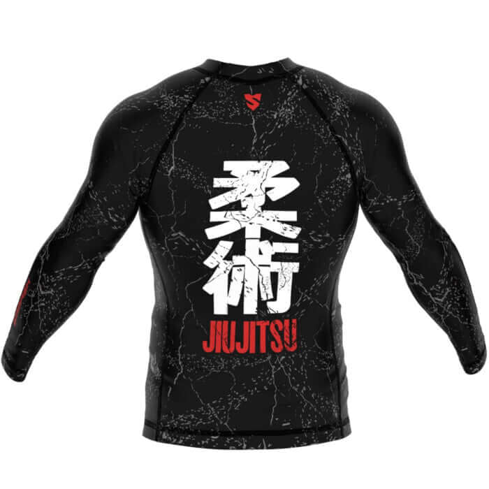 Jiu Jitsu Black Premium Long Sleeve Rash Guard