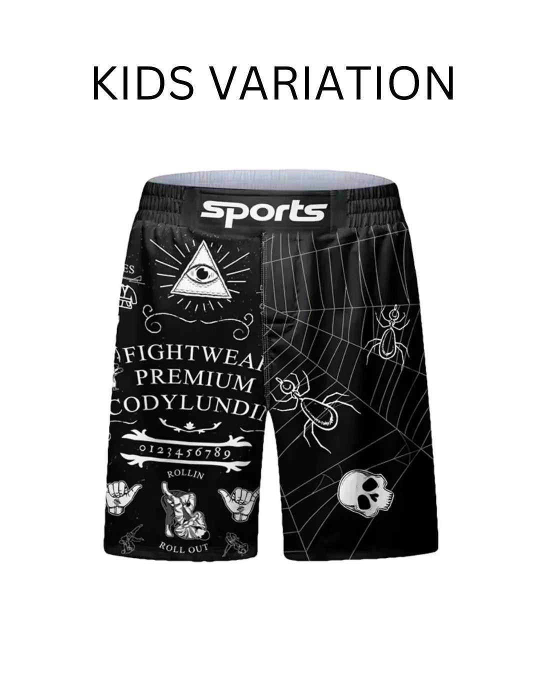 Ouija Premium BJJ No Gi / MMA Grappling Shorts - MADE TO ORDER 2 WEEK DISPATCH