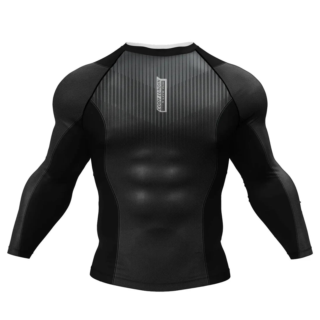 Black Premium BJJ / MMA Rash Guard - LONG & SHORT SLEEVE VARIATIONS - MADE TO ORDER 2 WEEK DISPATCH