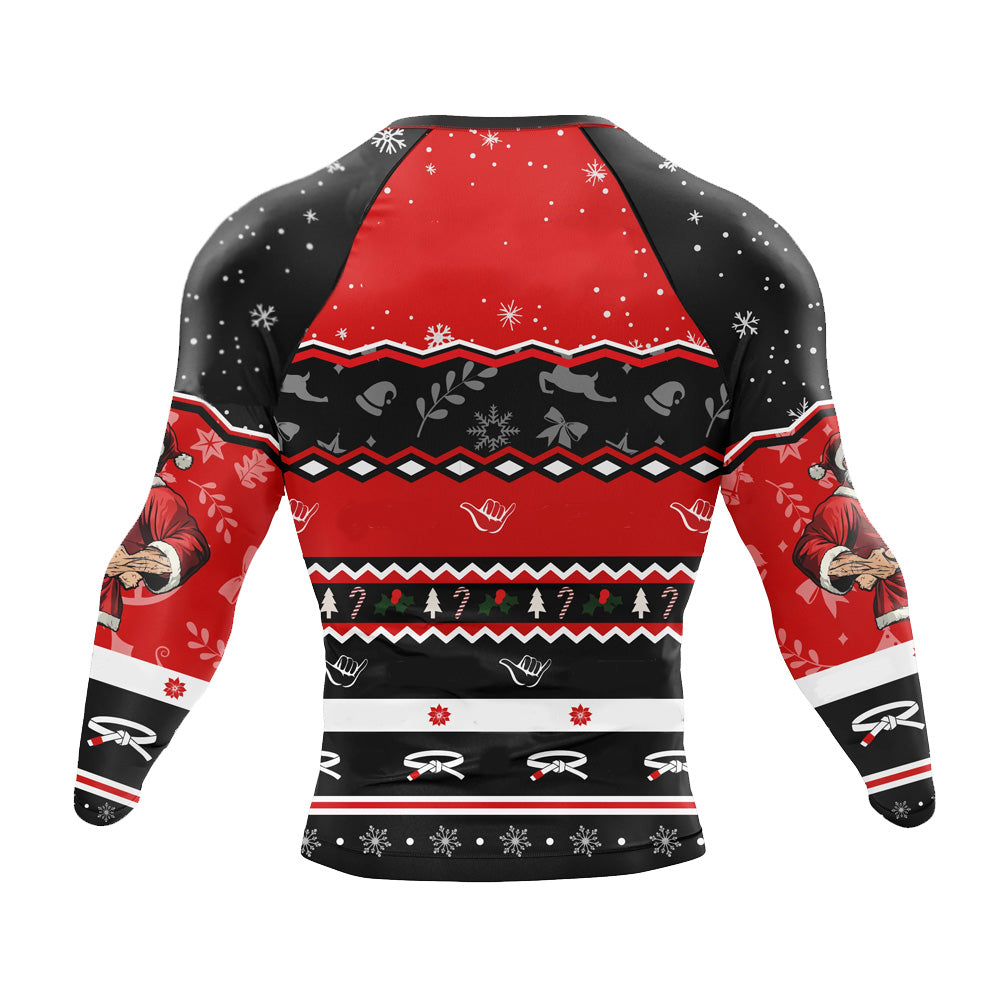 Christmas Jingle Jits Premium Long Sleeve BJJ Rash Guard