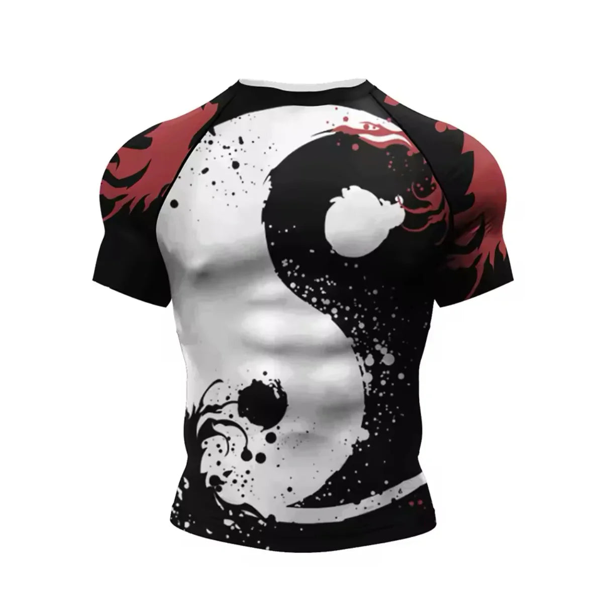Yin Yang Premium BJJ / MMA Rash Guard - LONG & SHORT SLEEVE VARIATIONS - MADE TO ORDER 2 WEEK DISPATCH
