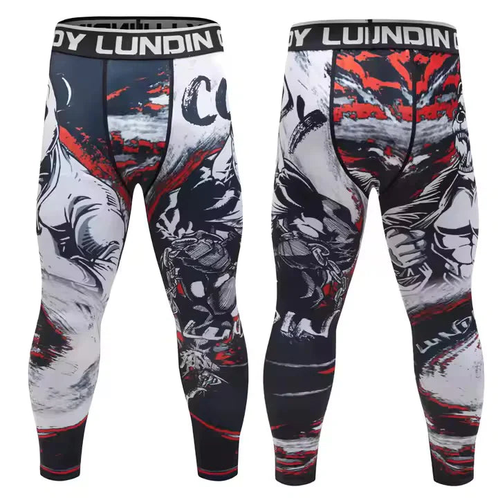 Panda Premium Compression Spats for BJJ, MMA, Wrestling, CrossFit, Yoga, Running, Cycling, and More - MADE TO ORDER 2 WEEK DISPATCH