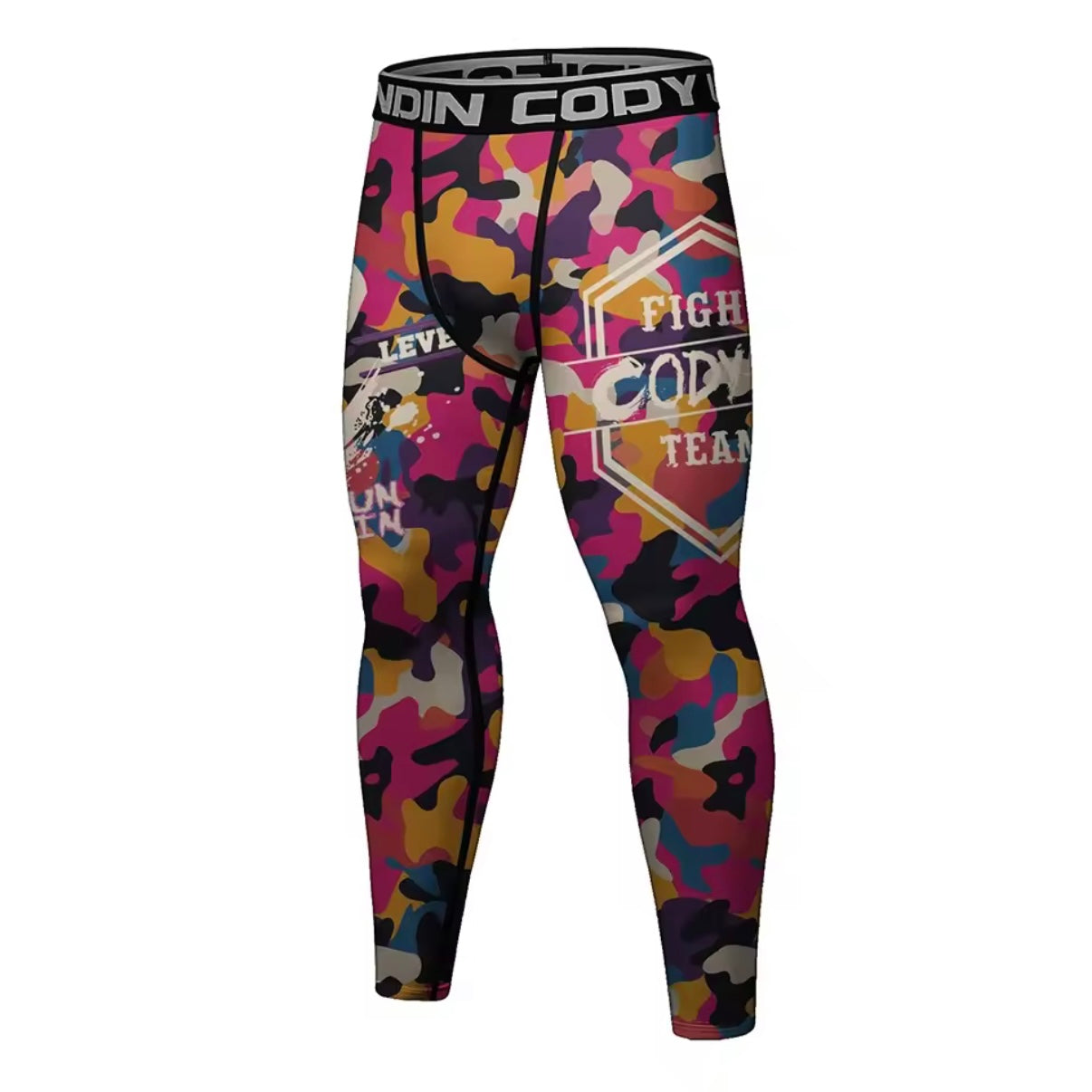 Pink Splash Premium BJJ No Gi / MMA Compression Spats - MADE TO ORDER 2 WEEK DISPATCH