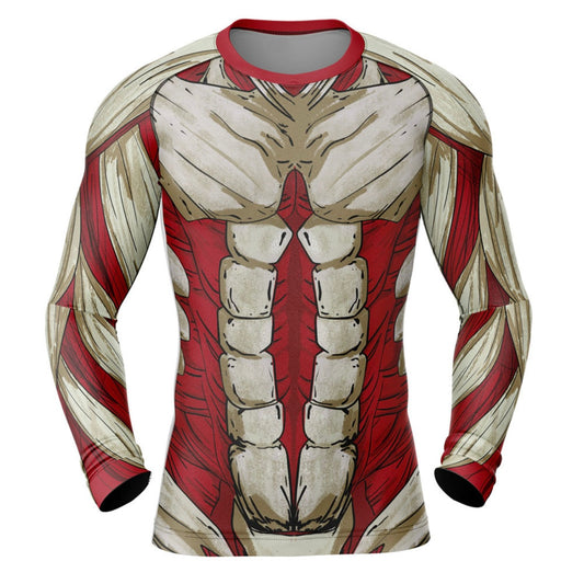 Attack on Titan 'Jaeger' Premium Rash Guard - LONG OR SHORT SLEEVE - MADE TO ORDER 2 WEEK DISPATCH