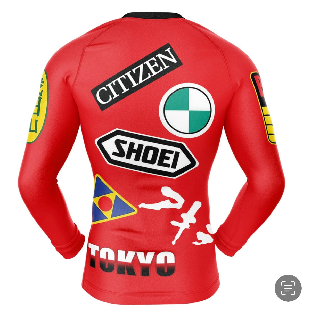 Akira Kaneda Bike Decals Premium Rash Guard - LONG OR SHORT SLEEVE - MADE TO ORDER 2 WEEK DISPATCH