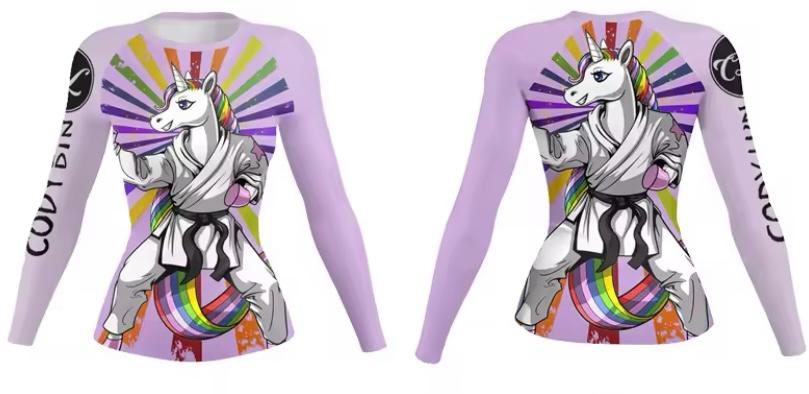 Women’s Unicorn Premium BJJ / MMA Rash Guard - MADE TO ORDER 2 WEEK DISPATCH