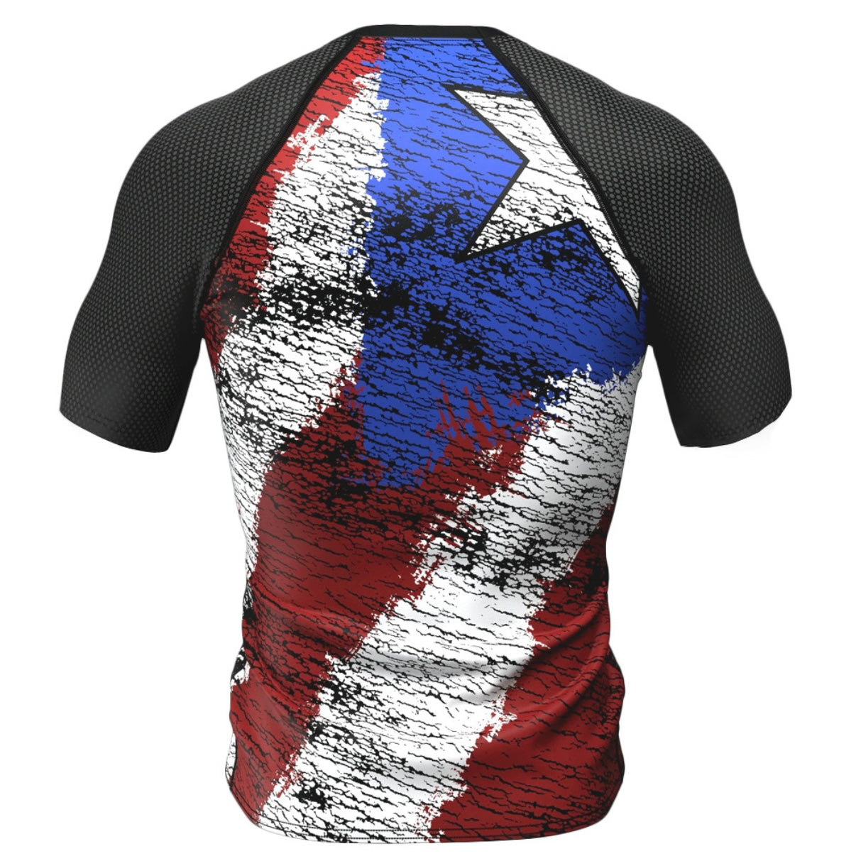 Puerto Rico Premium Rash Guard - LONG OR SHORT SLEEVE - MADE TO ORDER 2 WEEK DISPATCH