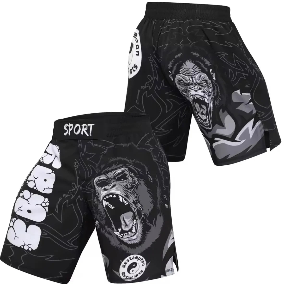 Gorilla Premium BJJ No Gi / MMA Grappling Shorts - MADE TO ORDER 2 WEEK DISPATCH