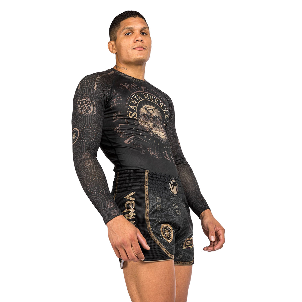 Venum Santa Muerta Long Sleeve MMA/Jiu Jitsu Rash Guard