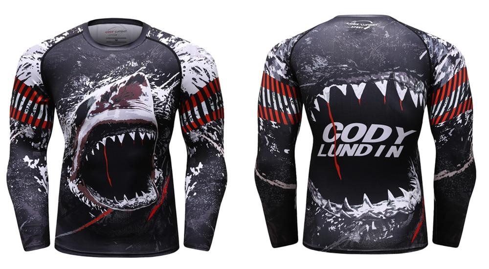 Shark Premium Long Sleeve BJJ Rash Guard