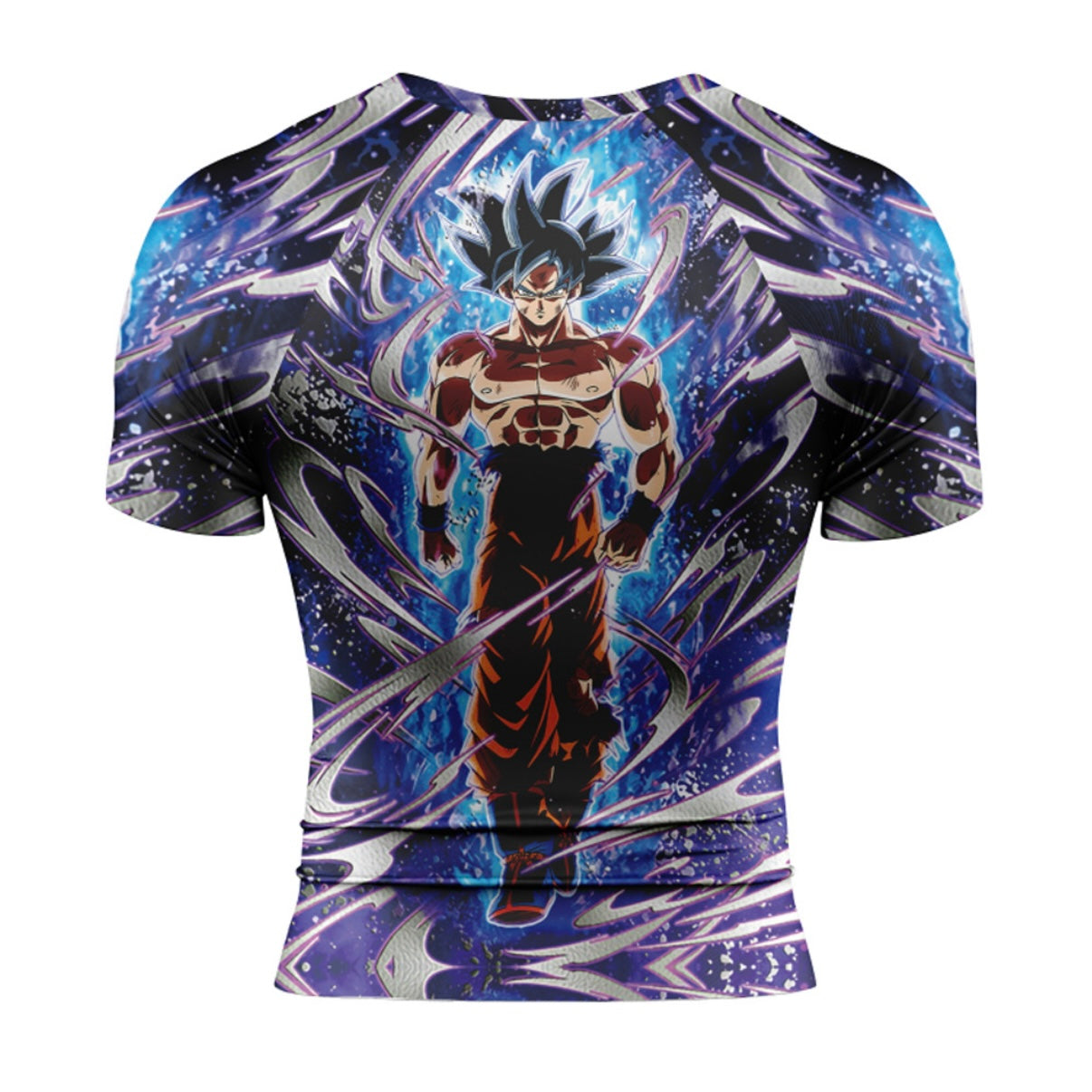 Dragon Ball Z Goku Print Premium Short Sleeve Rash Guard - MADE TO ORDER 2 WEEK DISPATCH