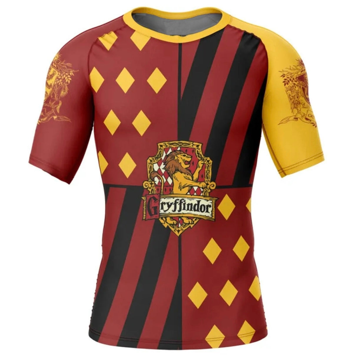 Hogwarts Gryffindor Premium Rash Guard - LONG OR SHORT SLEEVE - MADE TO ORDER 2 WEEK DISPATCH