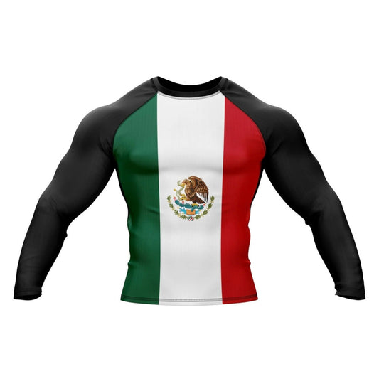 Mexico Premium Rash Guard - LONG OR SHORT SLEEVE - MADE TO ORDER 2 WEEK DISPATCH