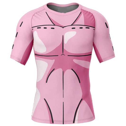 Dragon Ball Z Majin Buu Premium Short Sleeve Rash Guard - MADE TO ORDER 2 WEEK DISPATCH