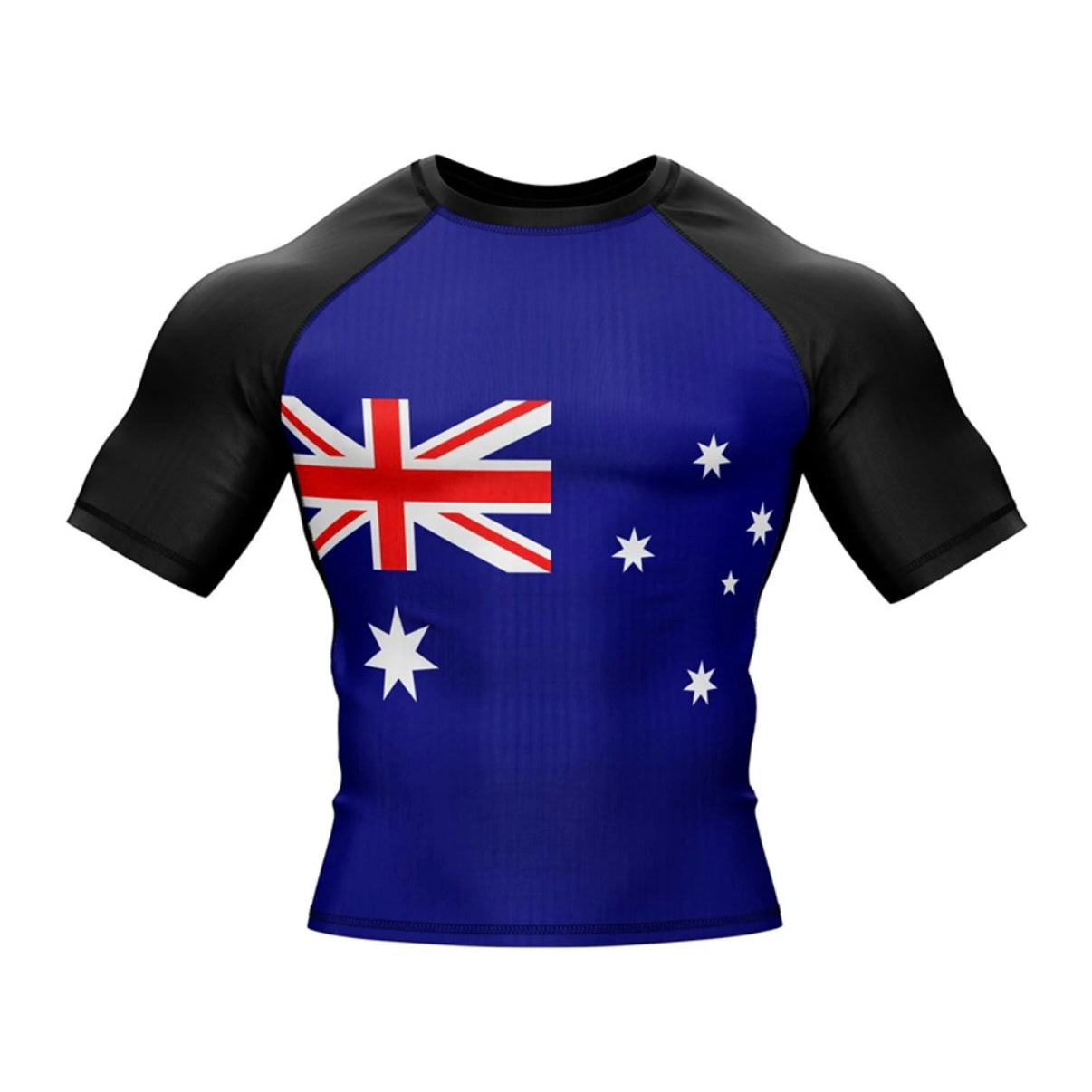 Australia Premium Rash Guard - LONG OR SHORT SLEEVE - MADE TO ORDER 2 WEEK DISPATCH