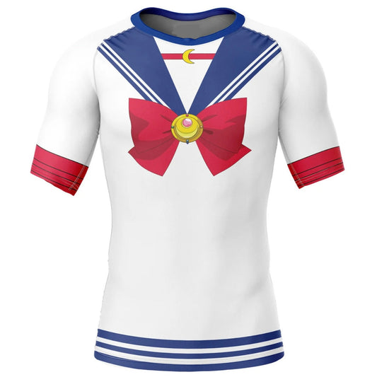 Sailor Moon Premium Short Sleeve Rash Guard - MADE TO ORDER 2 WEEK DISPATCH