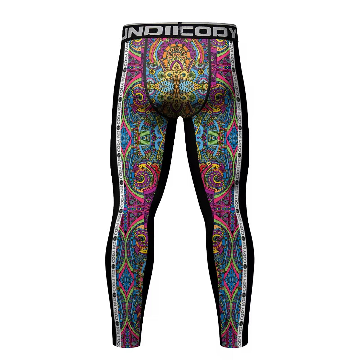 Psychedelic Premium Compression Spats for BJJ, MMA, Wrestling, CrossFit, Yoga, Running, Cycling, and More - MADE TO ORDER 2 WEEK DISPATCH