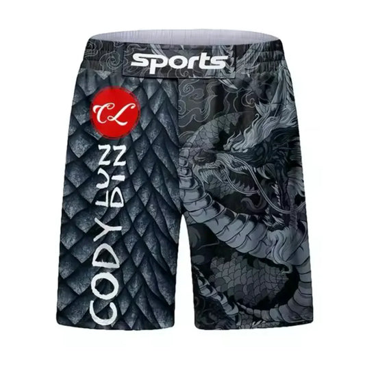 Black Dragon Premium BJJ No Gi / MMA Grappling Shorts - MADE TO ORDER 2 WEEK DISPATCH