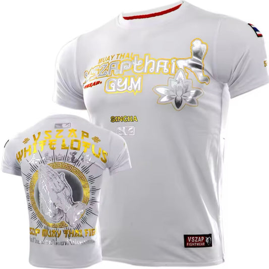 Muay Thai Gym White Premium T-Shirt - MADE TO ORDER 2 WEEK DISPATCH